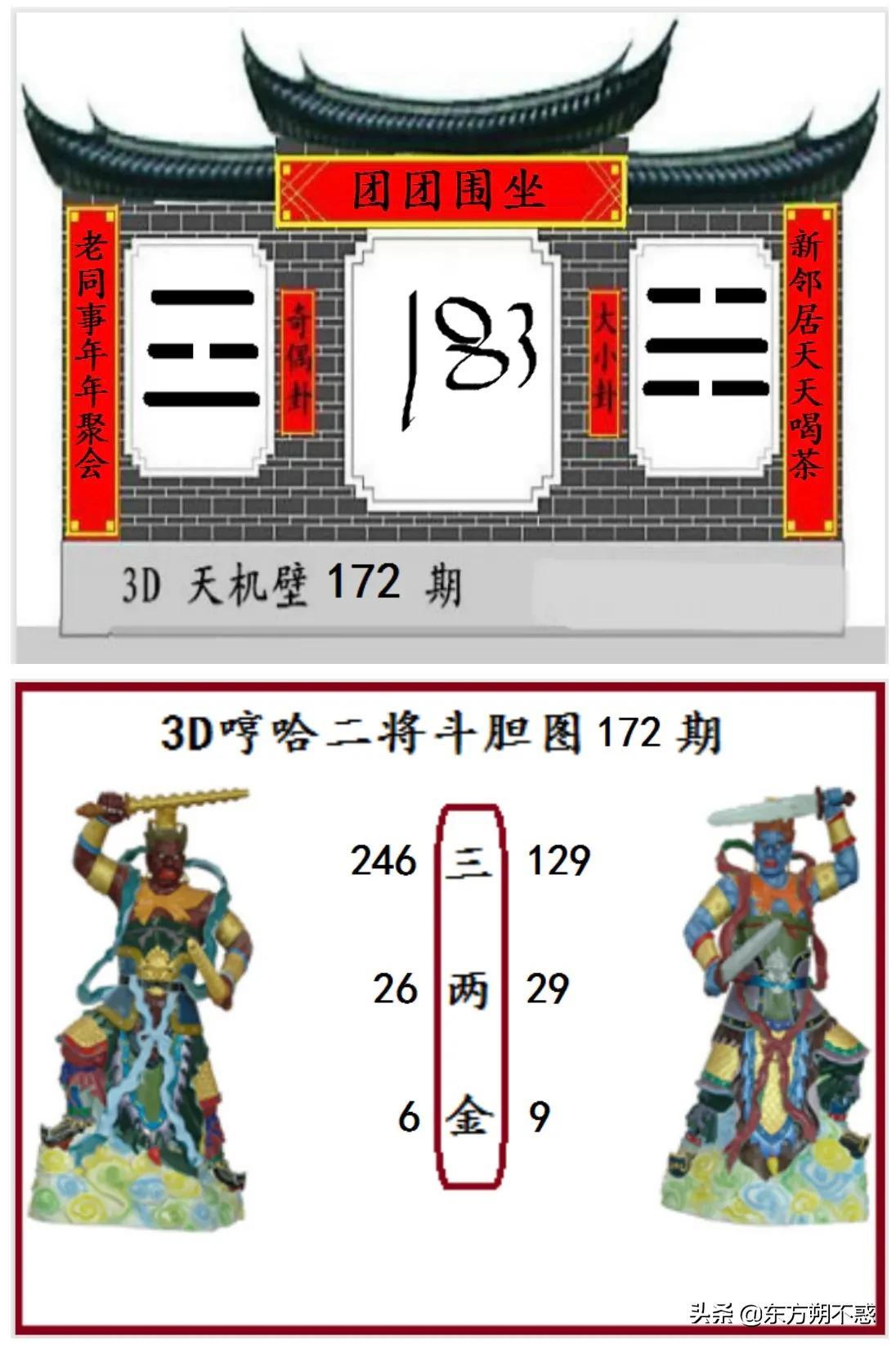 3D福彩字谜