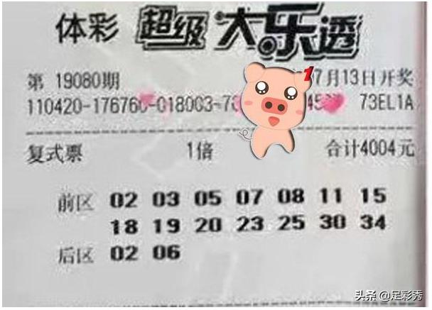 大乐透复式票价格表详解