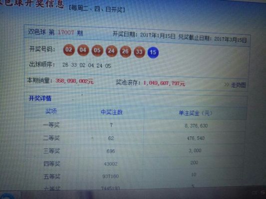 双色球2018043开奖结果查询，揭秘彩票背后的故事