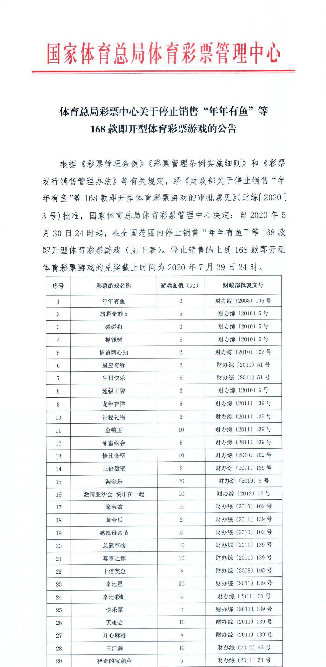 中国体育彩票停售时间解析
