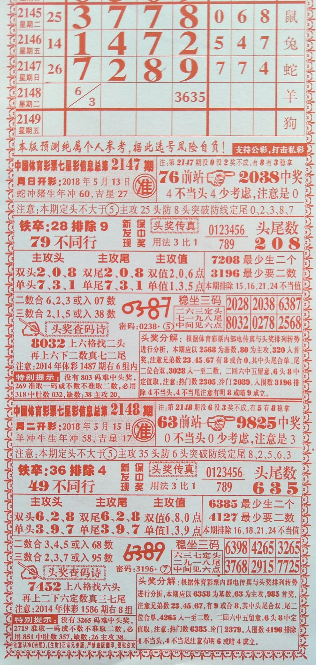 七星彩奖表，够力长条，探寻幸运的秘密