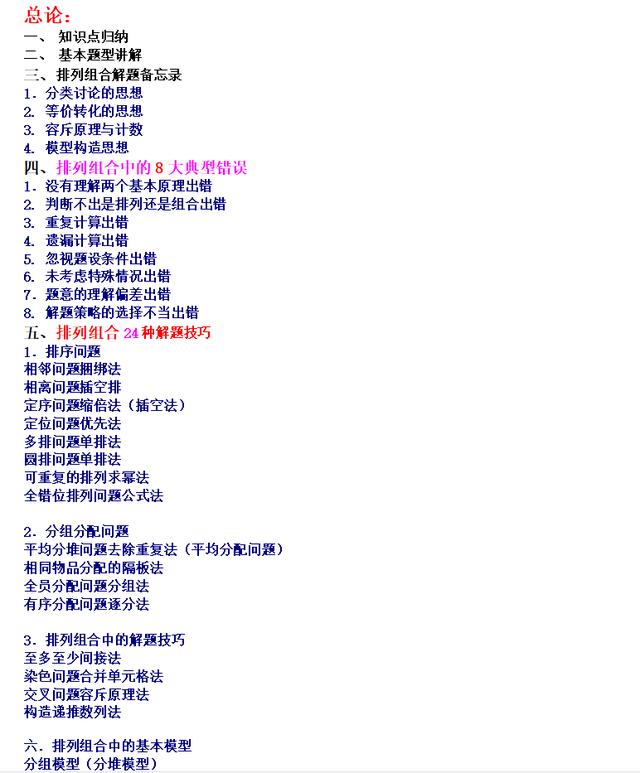 高中排列组合中的Cn与An公式及其应用