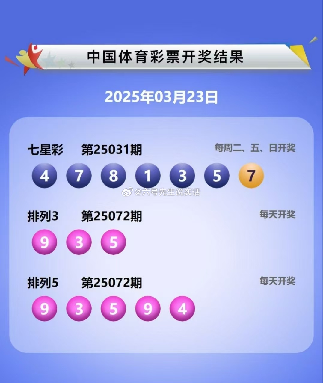 七星彩开奖号码查询结果排三解析