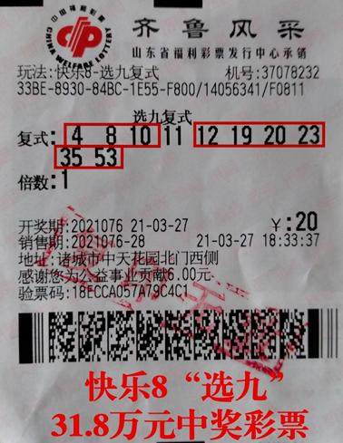 快乐8福彩的中奖计算方式详解