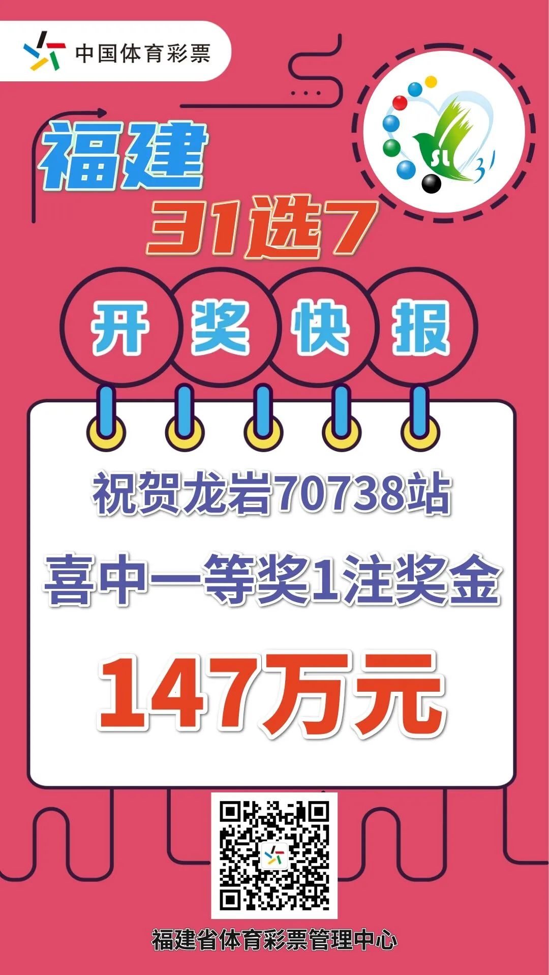 福建三十一选七今日开奖结果揭晓，幸运儿或将诞生