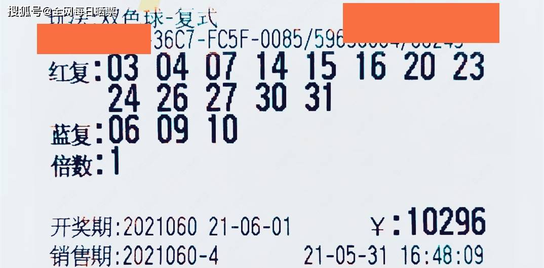 双色球最新开奖号码