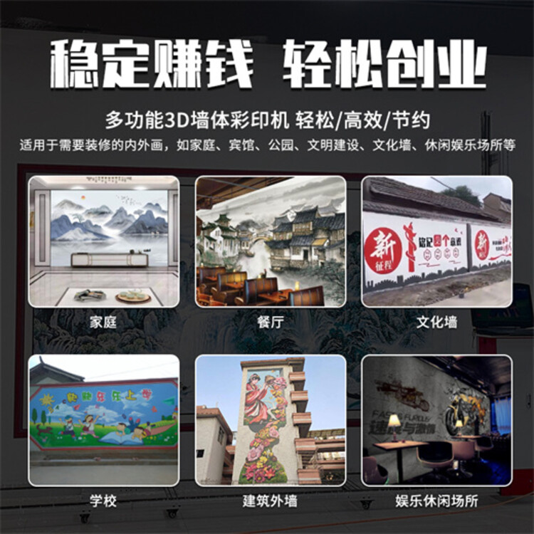探索未来艺术之旅，关于5D打印墙画机器的价格及其影响