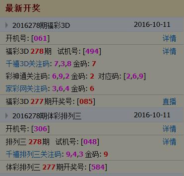 千禧之夜，探索神秘的3D试机号与金码之旅