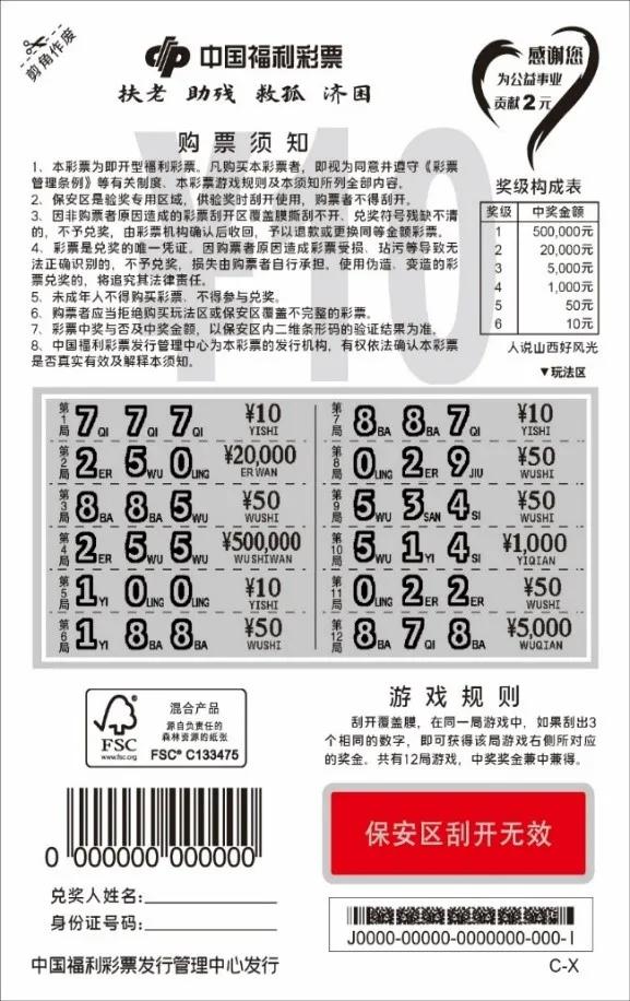 福彩刮刮乐代码表，揭示彩票背后的秘密与乐趣